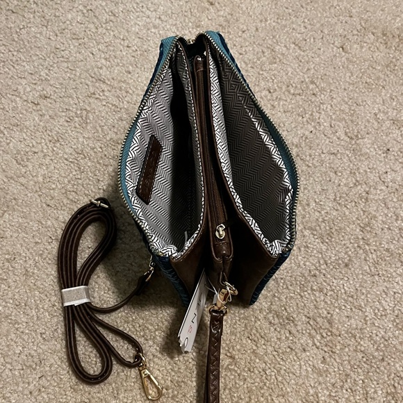 Wool Wristlet | Clutch Purse Wallet | Wool plaid - Picture 6 of 6